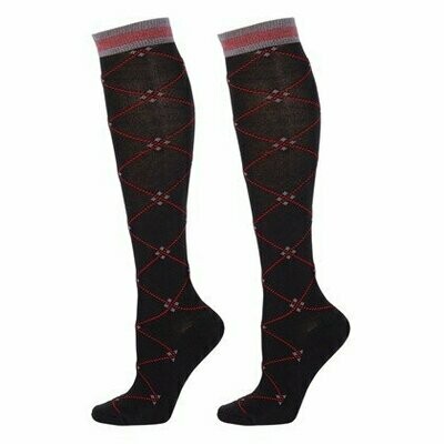 Reitersocken kariert new