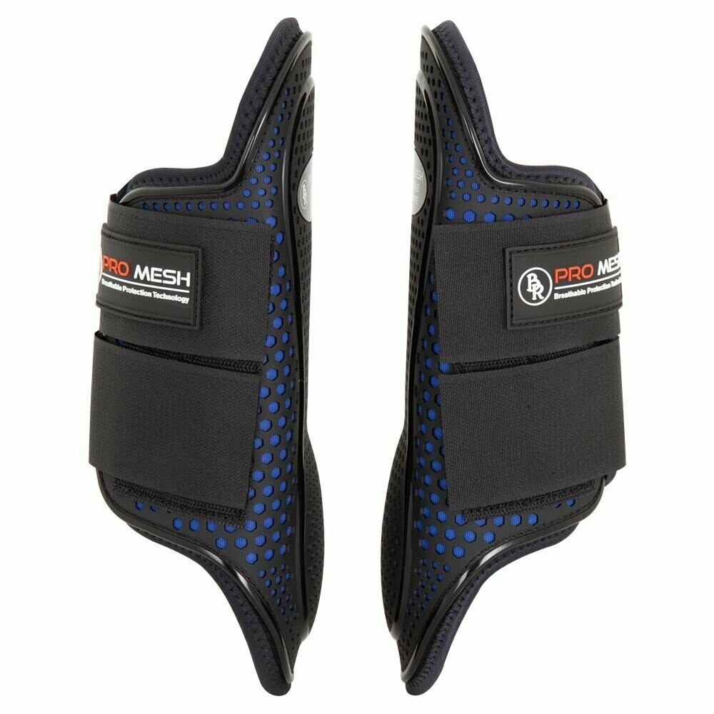 BR Leg Protectors BR X Shape L black blue new