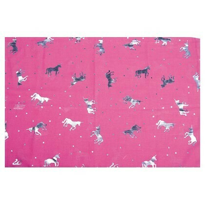 Schal fur Reiter Silver horse new, Farbe: Pink