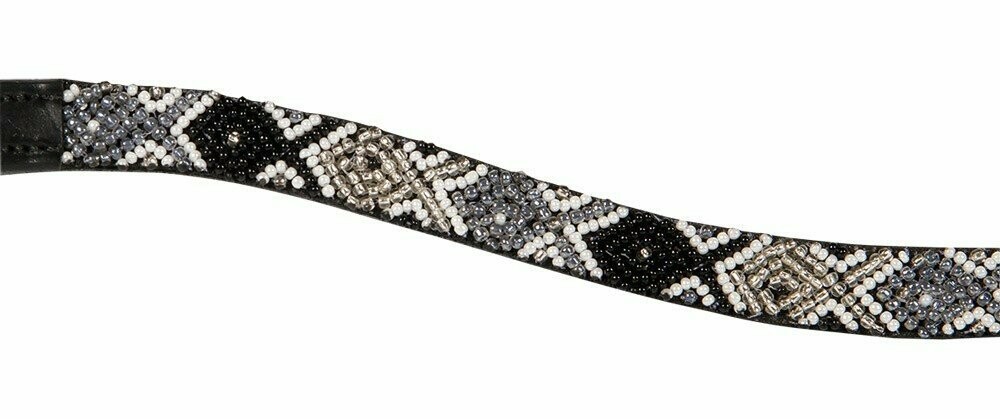 Browband Ibiza, Farbe: Schwarz, Größe: full