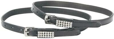 Spur strap leather with glitter Spur strap leather with glitter