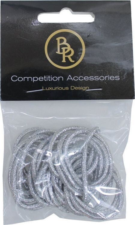 BR Mähnengummis Shine zilver, new