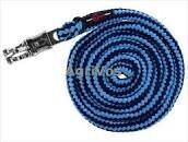 Kerbl Lead rope with panic hook HIPPO light blue/dark blue 200cm