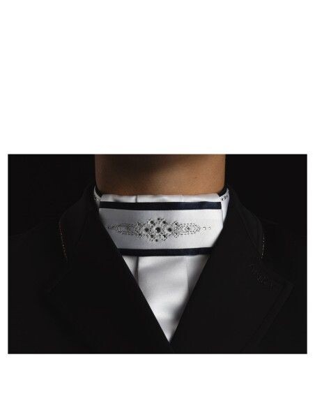 ANKY Plastron Crystal ATP19501, weiss/nightblue