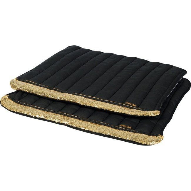 Bandagierunterlage Cavalli Gold mit goldenen  Pailletten