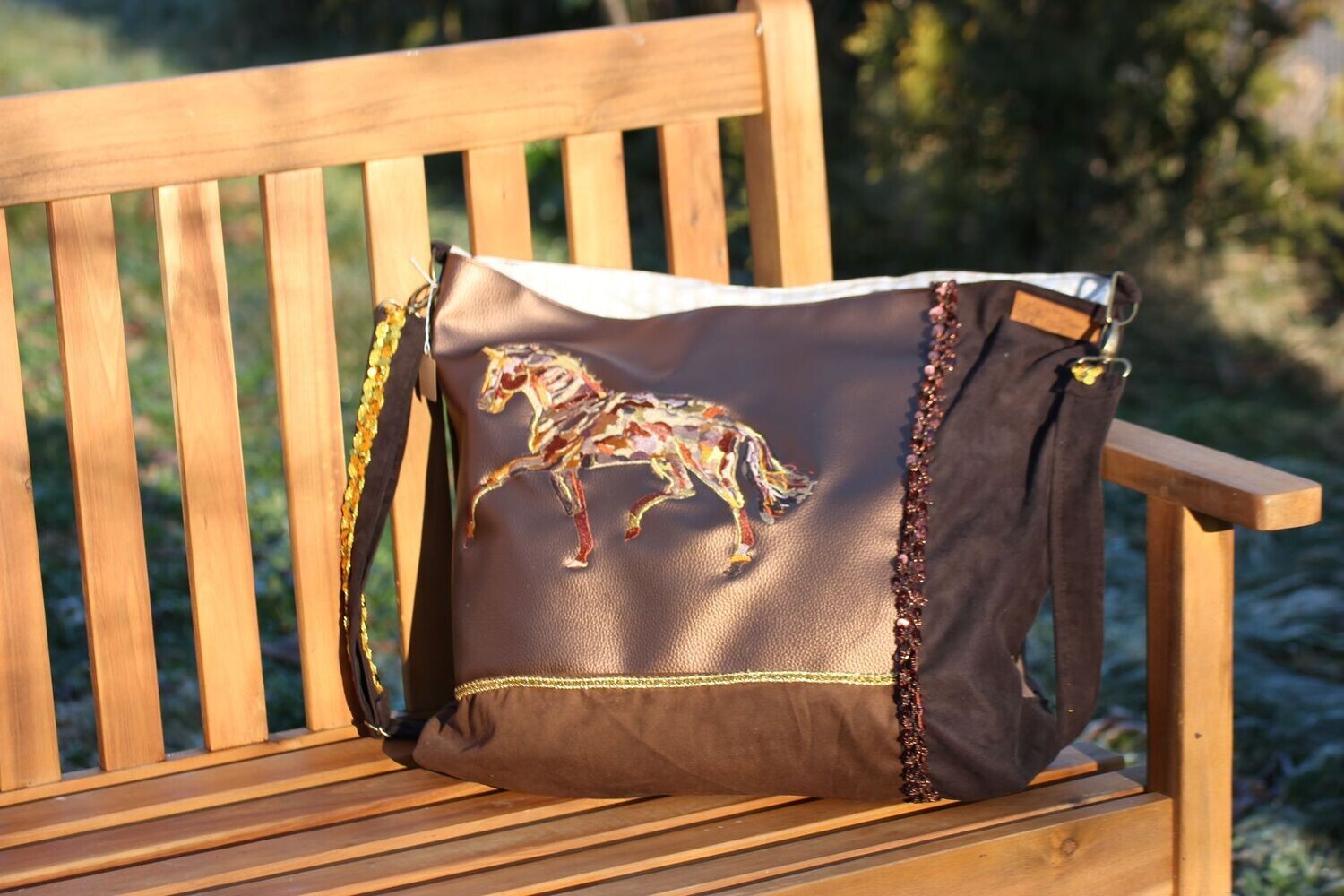 HIPPO Nice Bag "Braune Dressurliebe"