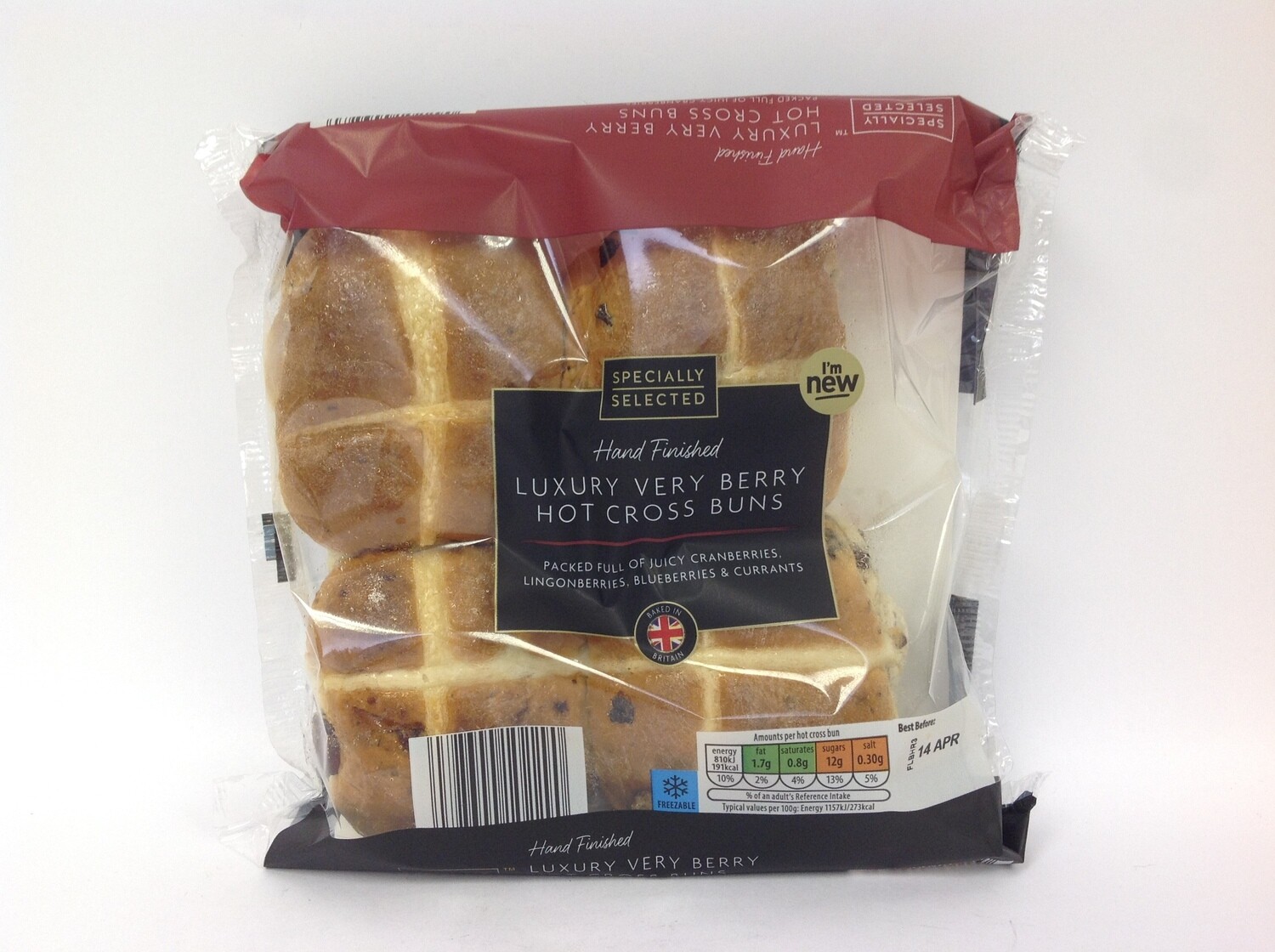Aldi Specially Selected Very Berry Hot Cross Buns Aldi Specially Selected Very Berry Hot Cross Buns