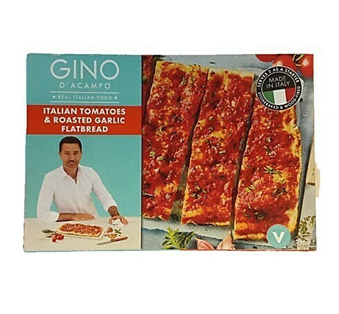 Iceland Gino D'Acampo Italian Tomatoes & Roasted Garlic Flatbread Iceland Gino D'Acampo Italian Tomatoes & Roasted Garlic Flatbread