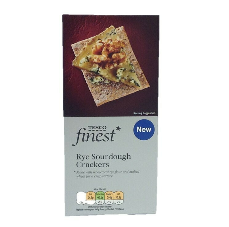 Tesco Finest Rye Sour Dough Cracker