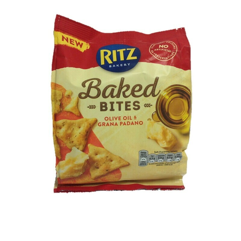 Ritz Baked Bites Olive Oil &amp; Grana Padano Biscuits