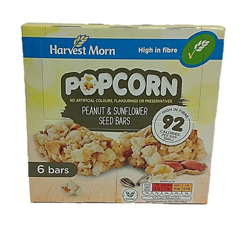 Aldi Harvest Morn Popcorn Peanut &amp; Sunflower Seed Bars