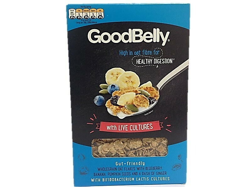 GoodBelly Oatflakes with Banana &amp; Blueberry