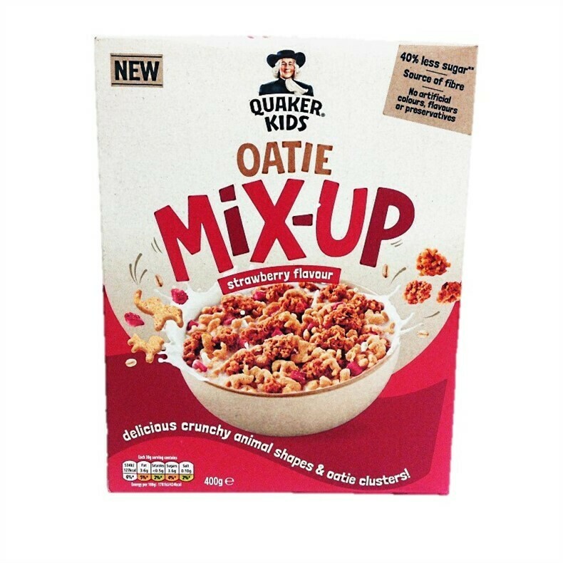 Quaker Kids Oatie Mix-Up Strawberry Cereal