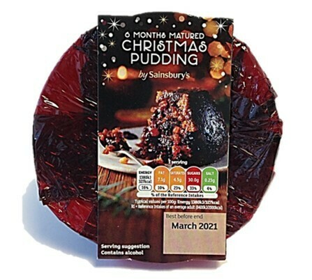Sainsbury&#39;s Christmas Pudding