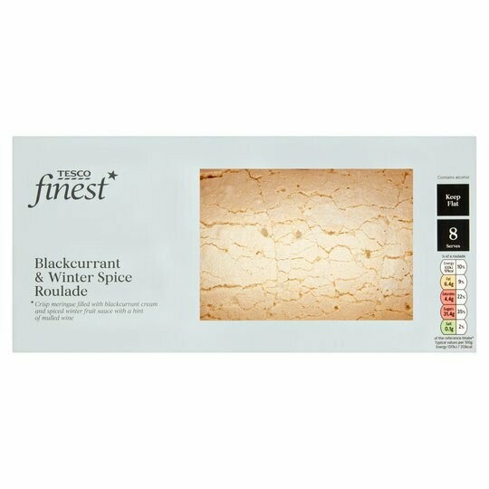 Tesco Finest Blackcurrant &amp; Winter Spice Roulade