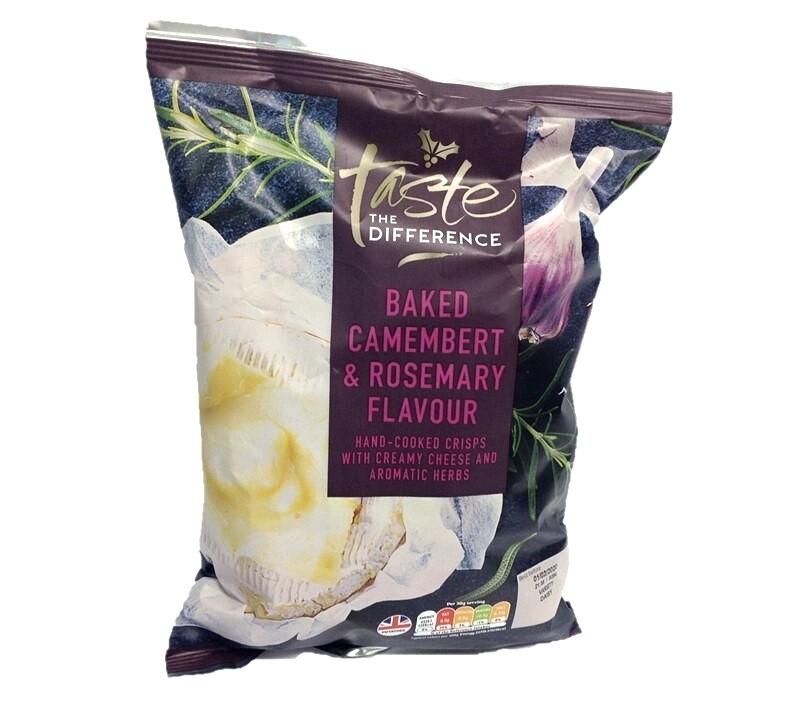Sainsbury&#39;s Taste the Difference Baked Camembert &amp; Rosemary Flavour Hand Cooked Crisps