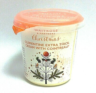 Waitrose Christmas Clementine &amp; Cointreau Cream