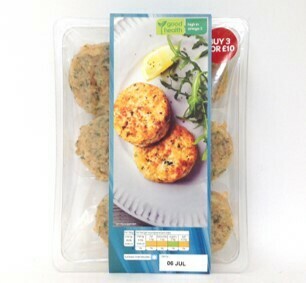 Waitrose 6 Lemon &amp; Herb Salmon Mini Burgers