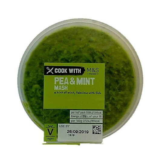 Marks &amp; Spencer - Cook With Pea and Mint Mash