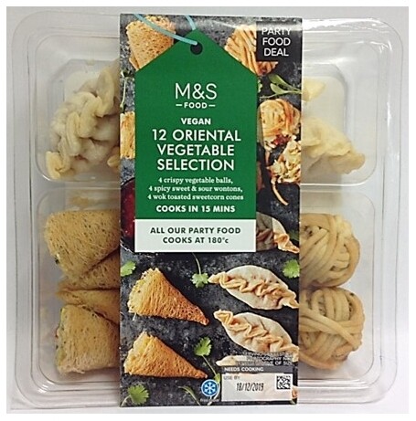 M&amp;S Vegan 12 Oriental Vegetable Selection