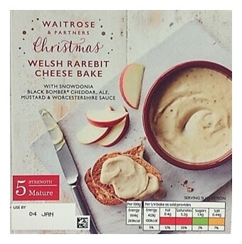 Waitrose Christmas Welsh Rarebit Cheese Bake