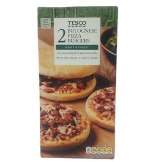 Tesco 2 Bolognese Pizza Burgers
