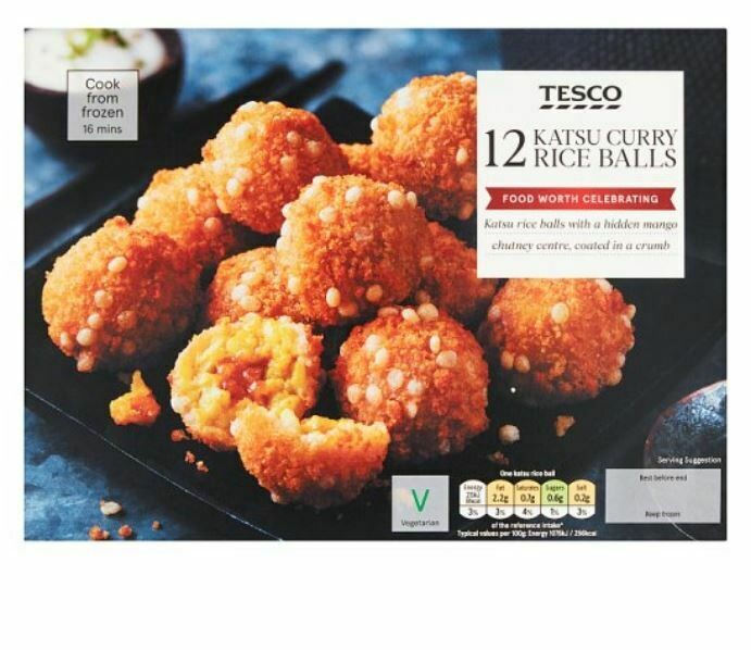 Tesco 12 Katsu Curry Rice Balls