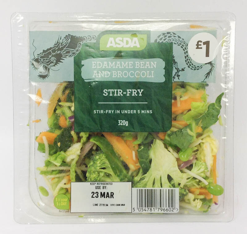 Asda Edamame Bean and Broccoli Stir Fry
