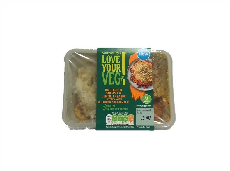 Sainsbury&#39;s Vegan Butternut Squash &amp; Lentil Lasagne