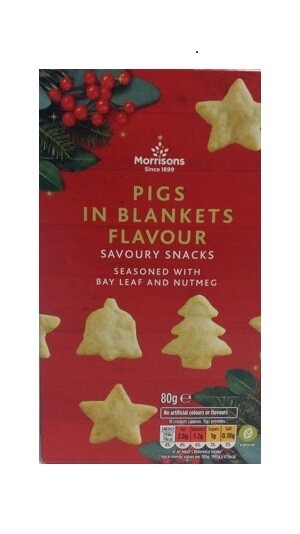 Morrisons Pigs in Blankets Flavour Savoury Snacks
