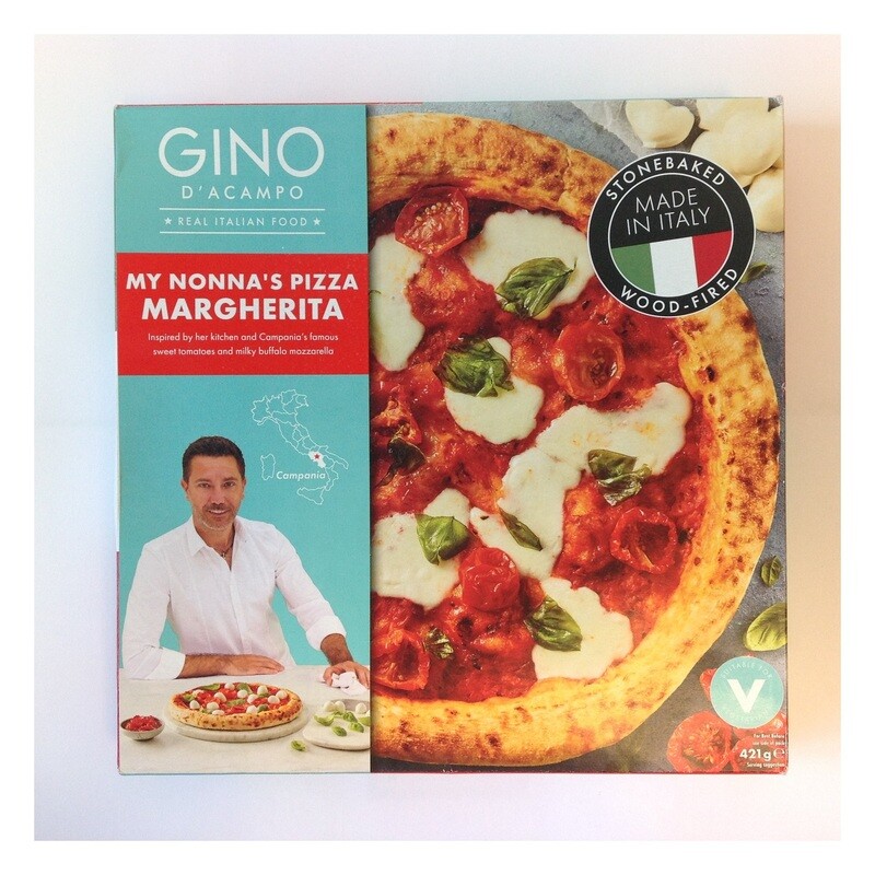 Iceland Gino D&#39;Acampo My Nonna&#39;s Margherita - Buffalo Mozzarella &amp; Cherry Tomatoes