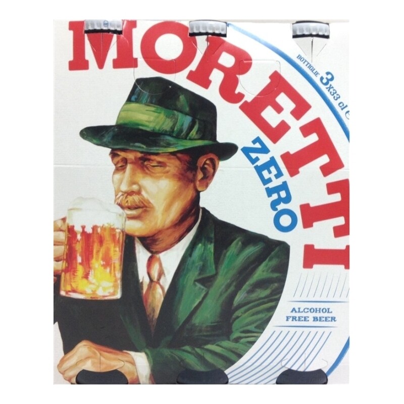 Birra Moretti Zero Alcohol-Free Beer