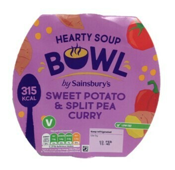 Sainsbury&#39;s Hearty Soup Bowl Sweet Potato &amp; Split Pea Curry