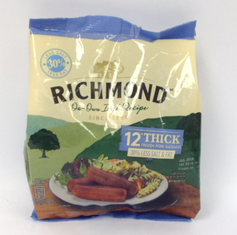 Richmond Thick Pork Sausages - 30% less salt