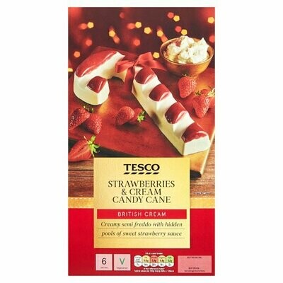 Tesco Strawberries and Cream Candy Cane