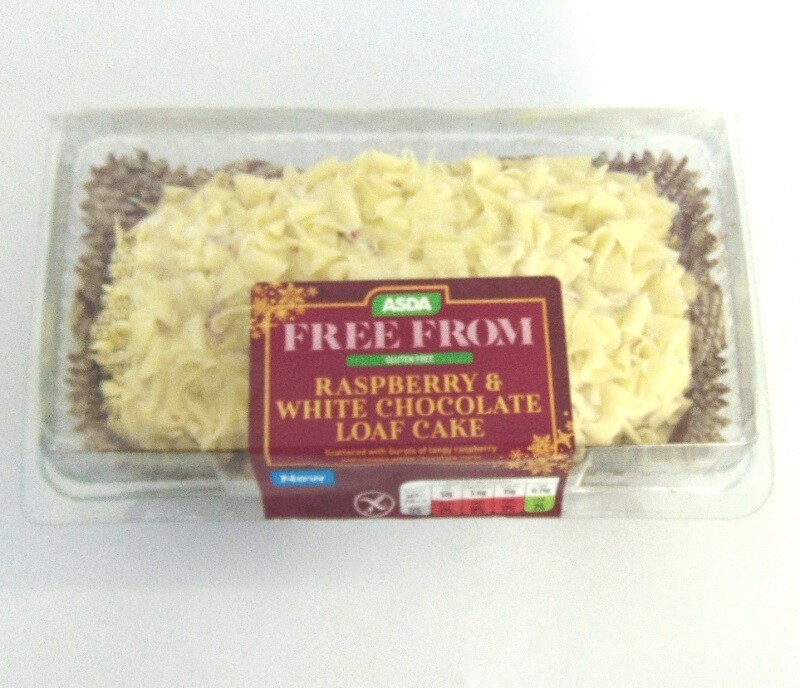 Asda Free From Raspberry &amp; White Chocolate Loaf Cake