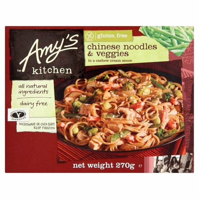 Amy&#39;s Kitchen Chinese Noodles &amp; Veggies in a Cashew Cream Sauce