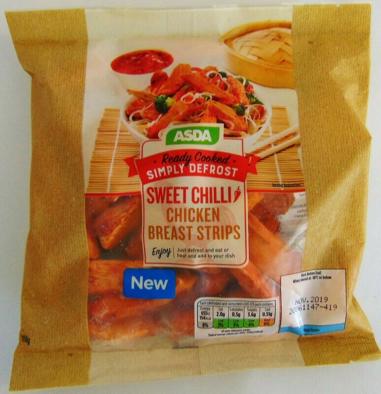 Asda Simply Defrost Cooked Sweet Chilli Chicken Breast Strips
