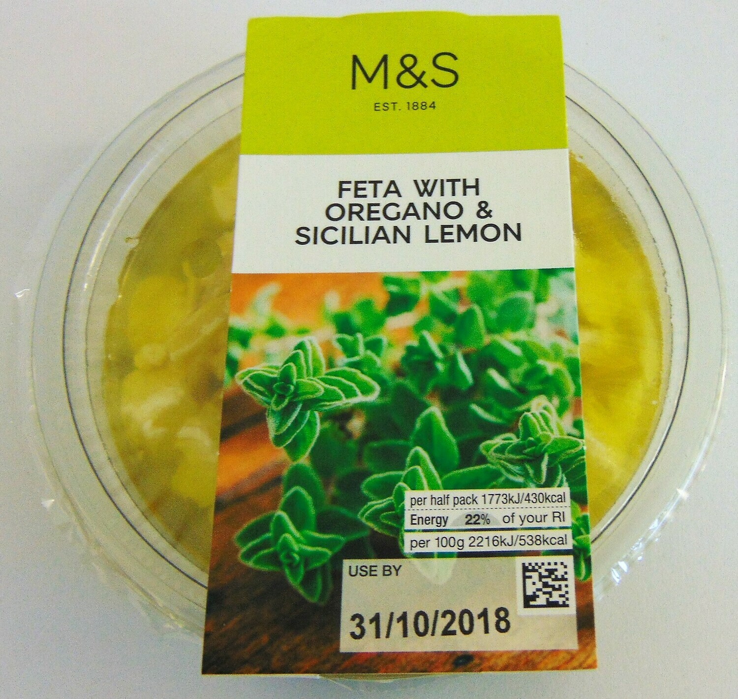 Marks &amp; Spencer Feta with Oregano &amp; Sicilian Lemon