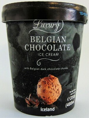Iceland Luxury Belgian Chocolate Ice Cream (No palm oil)
