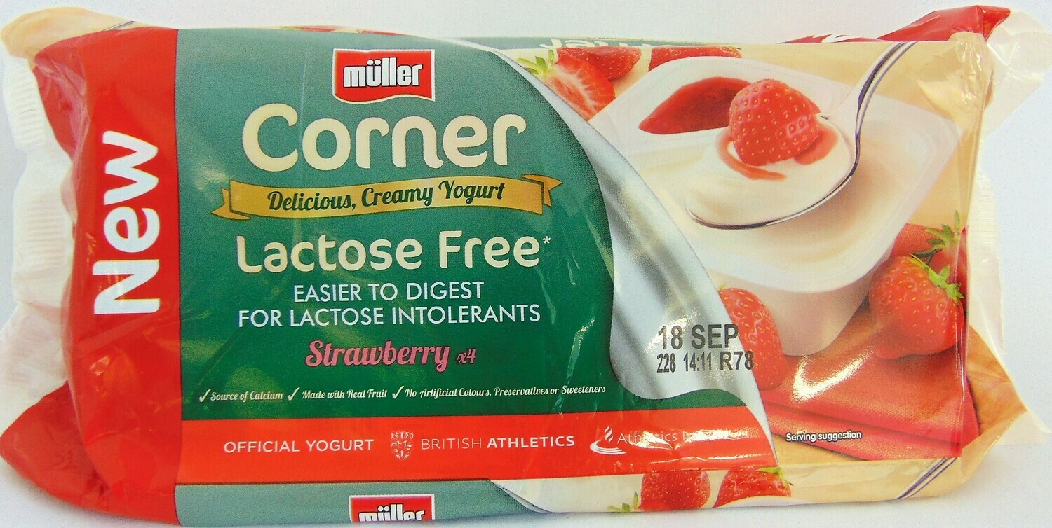 Muller Corner Lactose Free; Strawberry