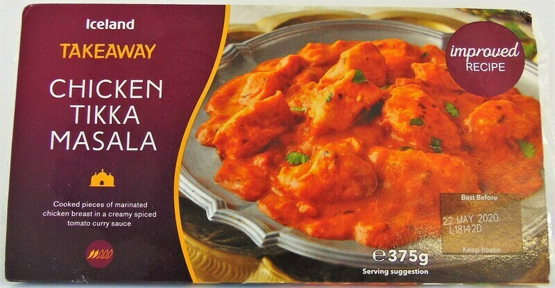 Iceland Takeaway Chicken Tikka Masala (No palm oil)
