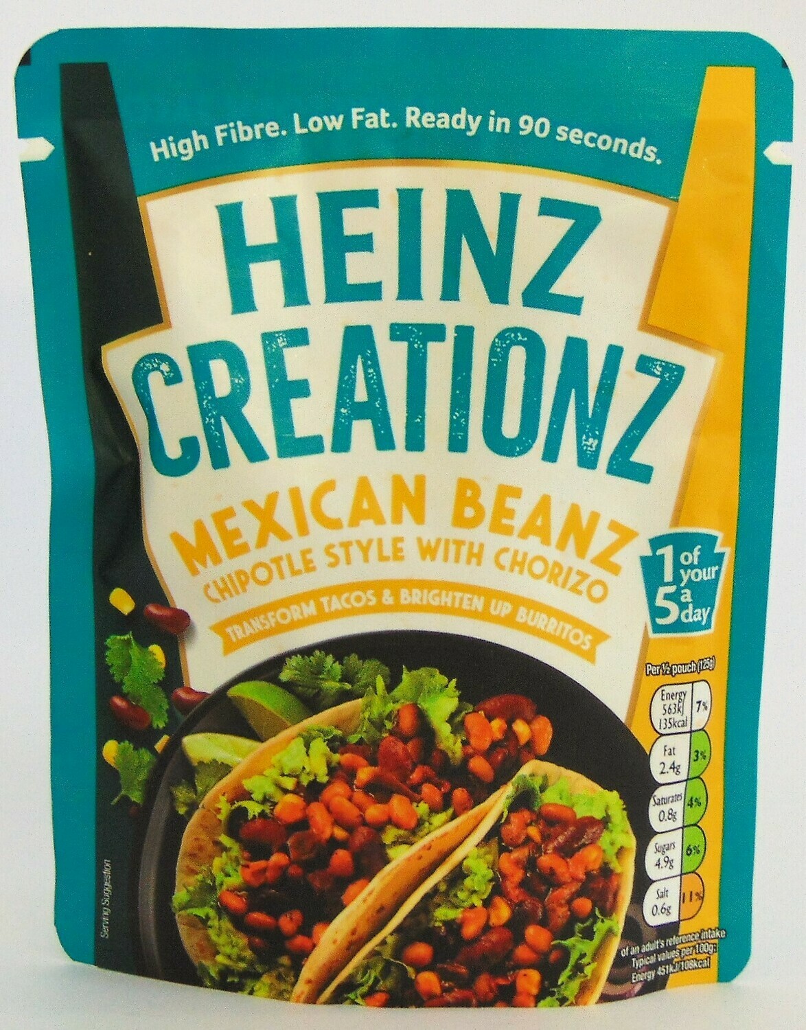 Heinz Creationz Mexican beanz Chipotle Style with Chorizo