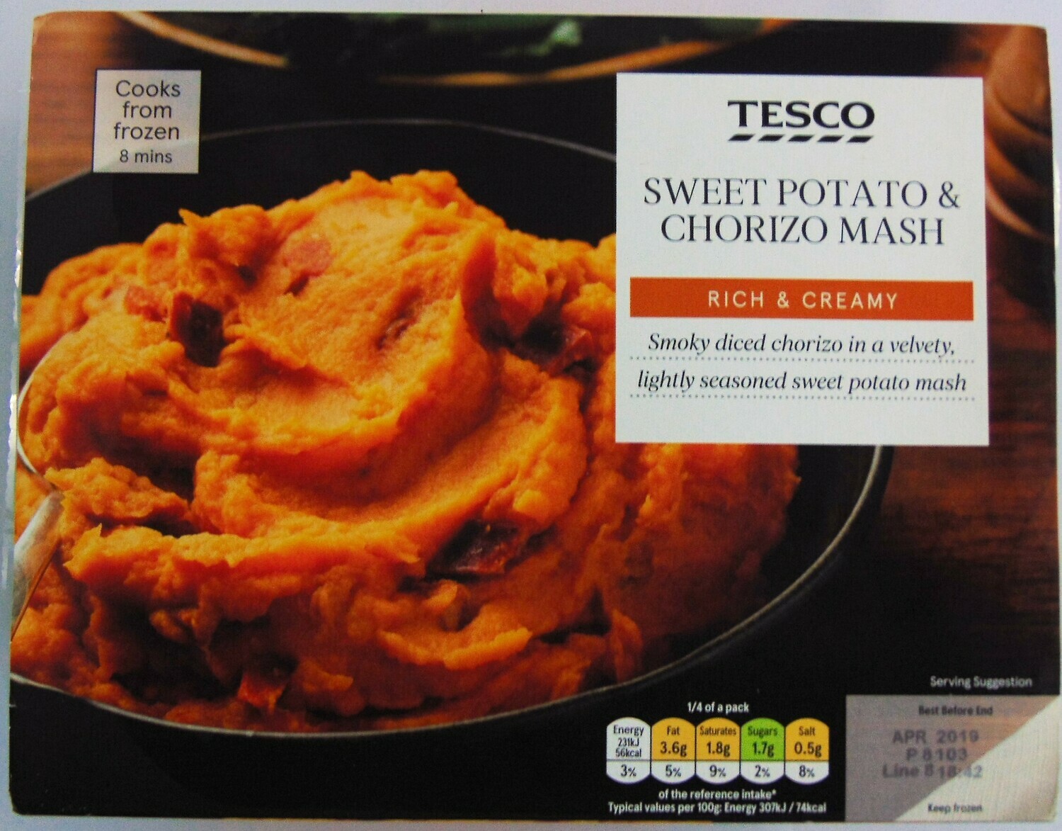 Sweet Potato &amp; Chorizo Mash