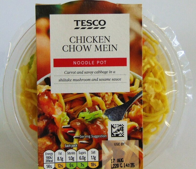 Tesco Snack Pot Chicken Chow Mein