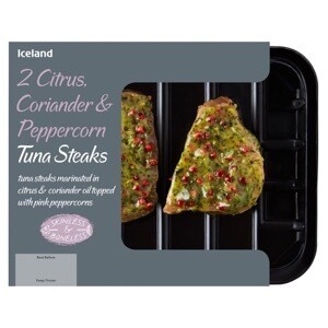 Iceland 2 Citrus, Coriander and Peppercorn Tuna Steaks