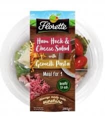 Florette Ham Hock and Cheese Salad with Gemelli Pasta