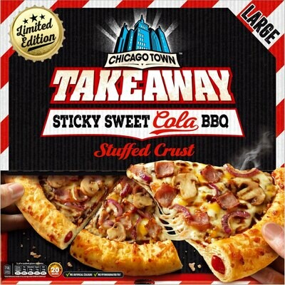 Chicago Town Takeaway Sticky Cola BBQ Pizza