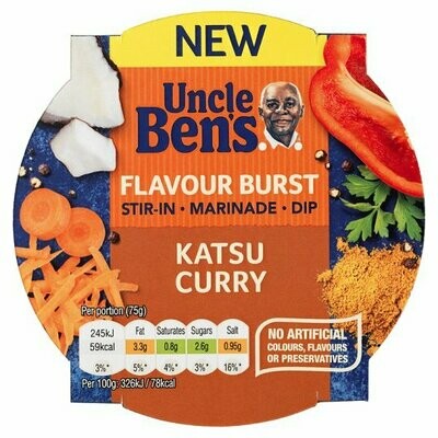 Uncle Bens Flavour Burst Katsu Curry