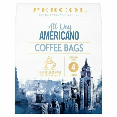Percol Rainforest Alliance All Day Americano Coffee Bags